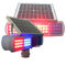 2 Zonne Aangedreven Waarschuwend de Lichtenaluminium van het kanten Blauw en Rood 5W IP65 Niveau