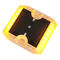 Het gele Anti UVvierkant van de Wegtellers van PC IP68 Waterdichte Weerspiegelende